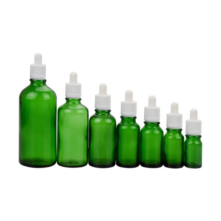 Green essenital bottle